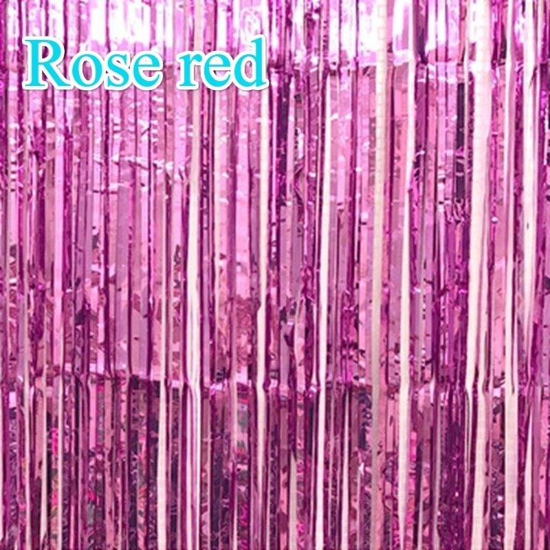 Rèm bằng lá kim loại trang trí chụp ảnh dành cho bữa tiệc