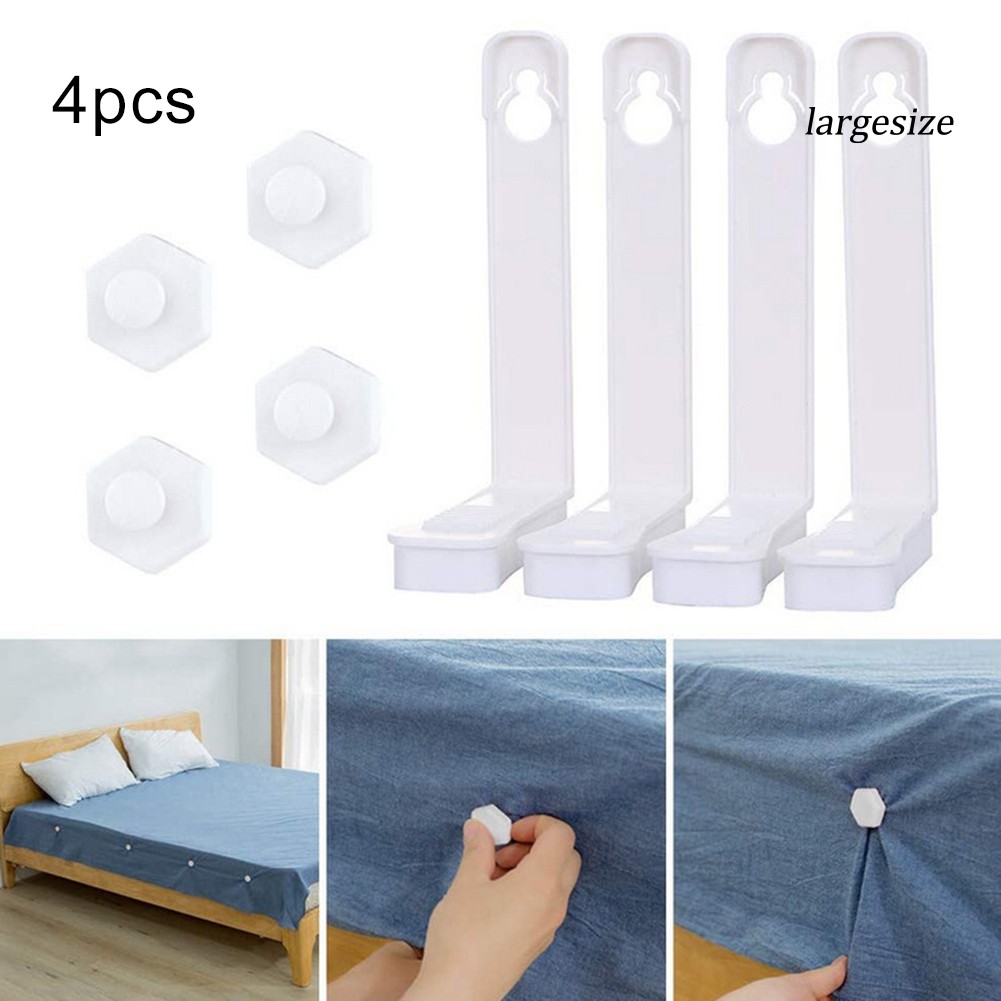 Set 4 Kẹp Cố Định Ga Giường Chống Trượt