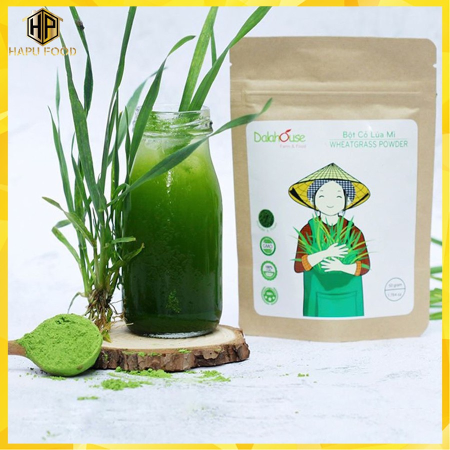 Bột cỏ lúa mì Dalahouse - Wheatgrass powder nguyên chất 50gr