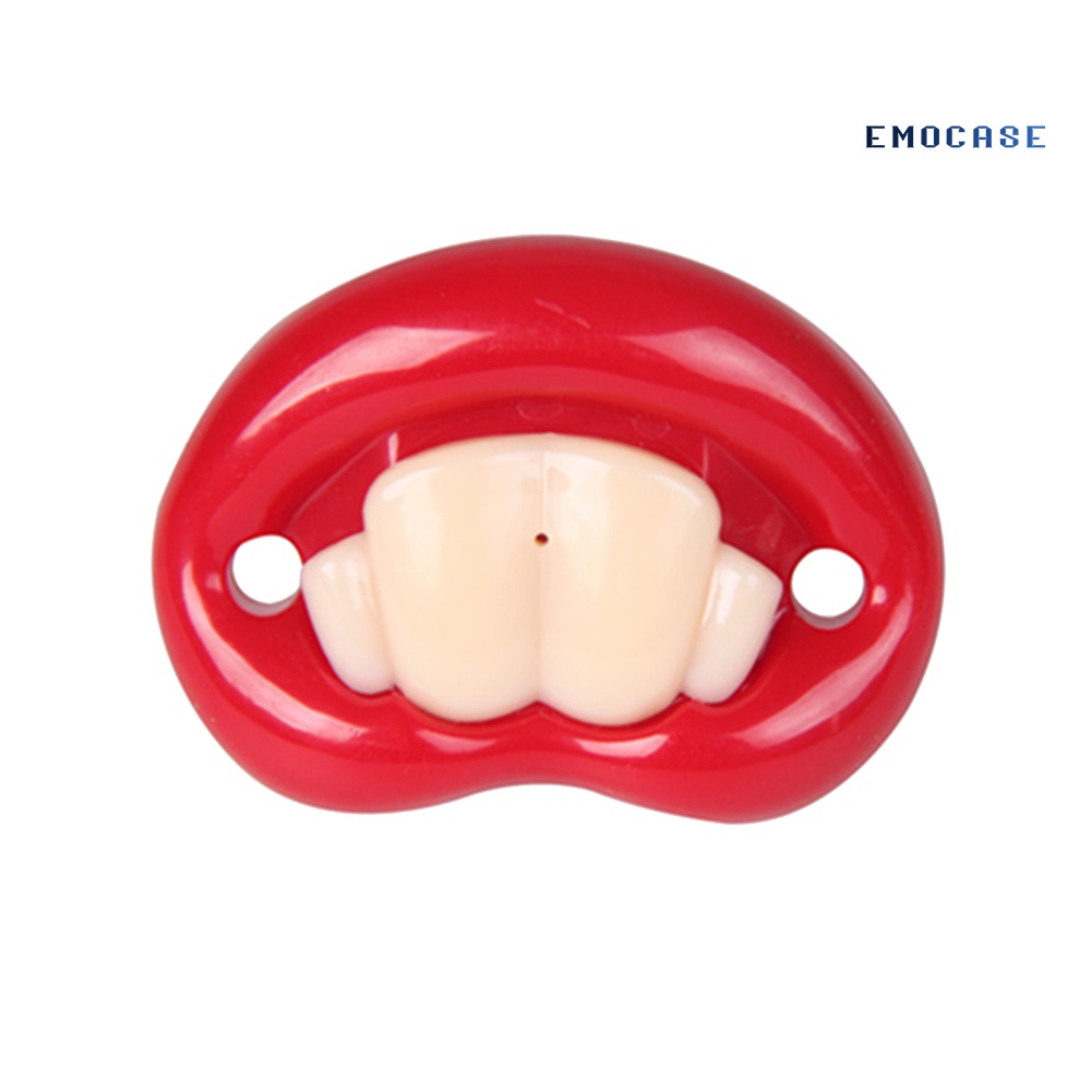 Núm Ti Giả Miệng To Cho Bé Ngậm Mọc Răng