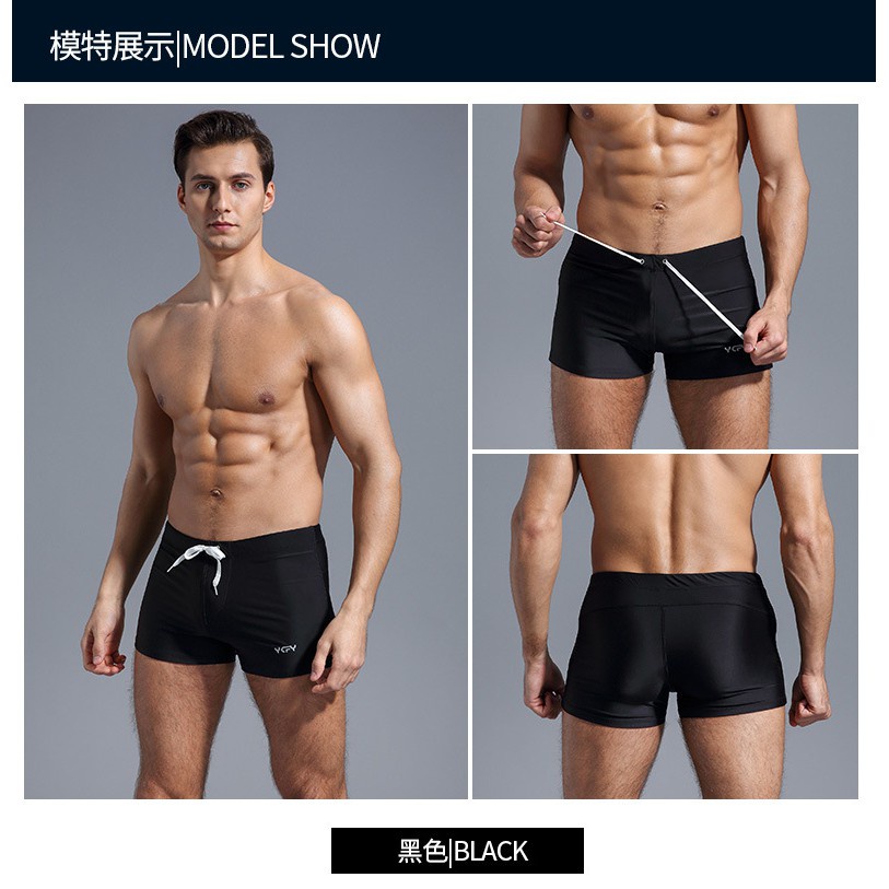 [Quick Shipment] Quần bơi ngắn co giãn cỡ lớn có dây rút co giãn khô nhanh cho nam | BigBuy360 - bigbuy360.vn