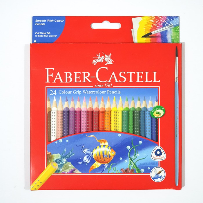 Faber-castell Bút Chì Màu Nước 24 / 24 Màu