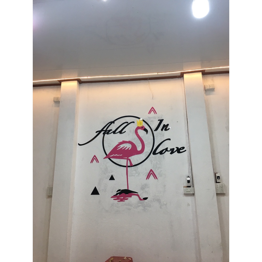 Tranh dán tường mica 3d decor khổ lớn tình yêu trọn vẹn trang trí phòng khách, phòng ngủ phòng cưới Nhiều Size - EPeBen