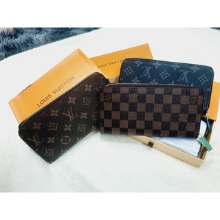 V004 - ví cầm tay lv fullbox - ví lv kéo khóa - bóp ví dài lv khóa kéo chống gỉ cao cấp màu size 20