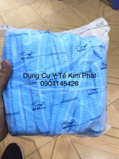Bao tóc xếp Xanh, Trắng ( Bịch 100 cái )