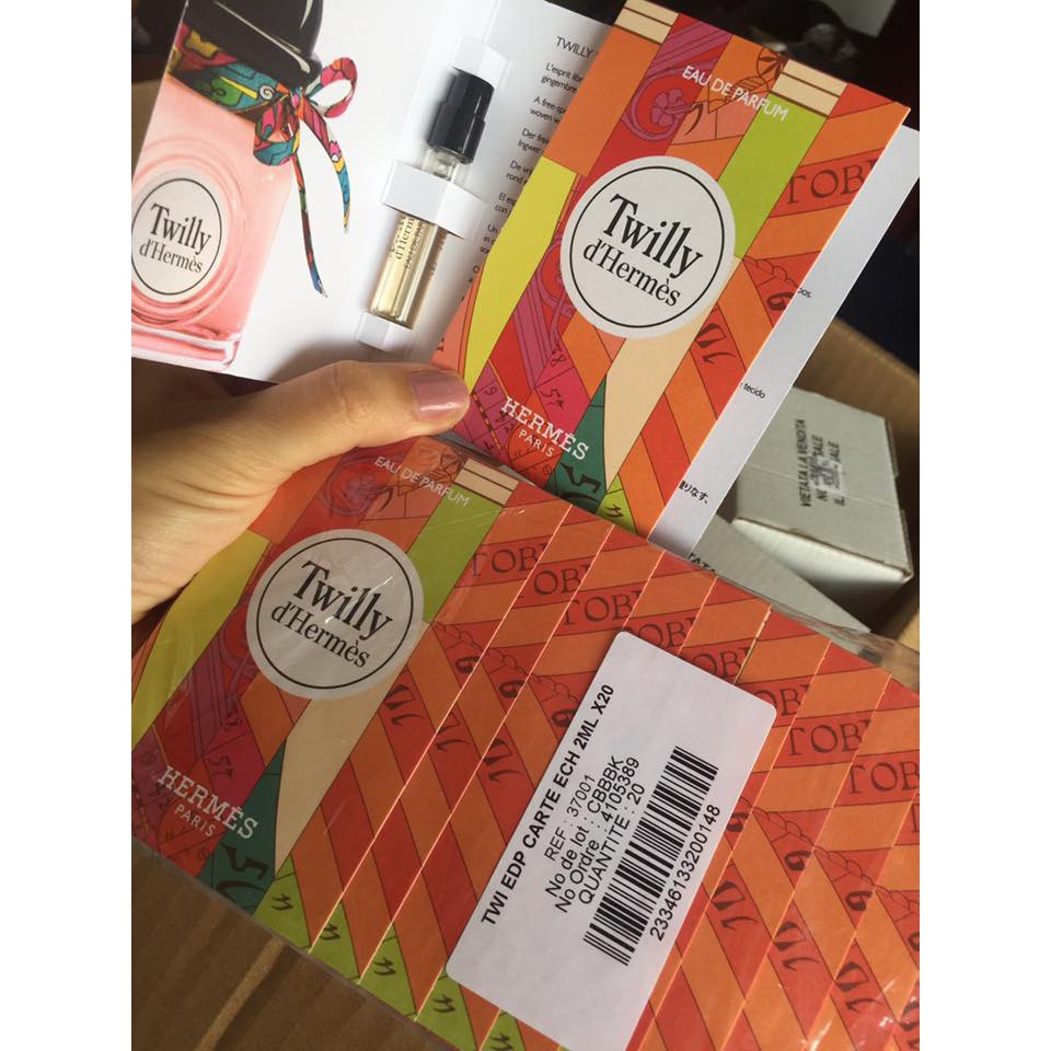 Vial mẫu thử nước hoa Twilly d'Hermes 2ml