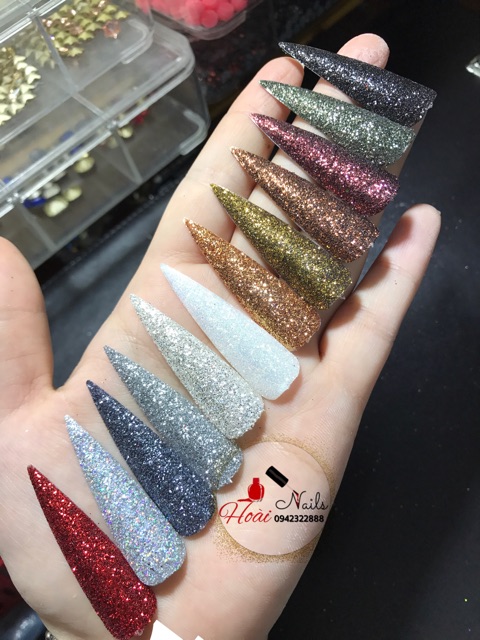 Nhũ rắc kim cương( hũ 10g) - Phụ kiện Nail