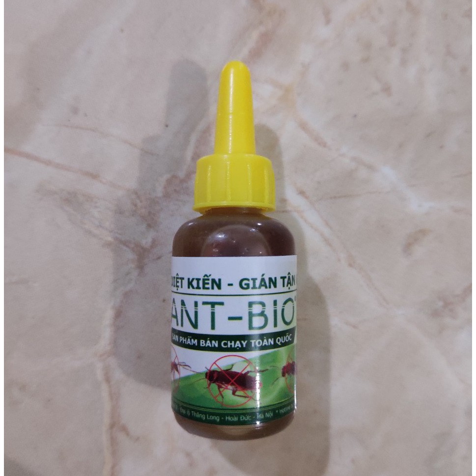 Chế phẩm diệt kiến tận gốc - diệt gián sinh học Ant-Bio lọ 10ml