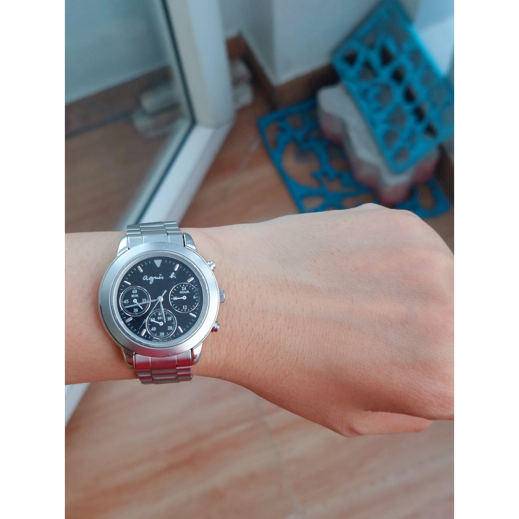 Đồng hồ nam Again 6 kim chạy pin hàng Si