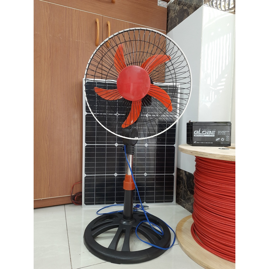 Quạt kẹp bình 12v 5 cánh sải cánh 30cm