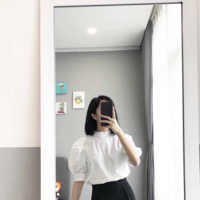 Áo sơ mi tay bồng