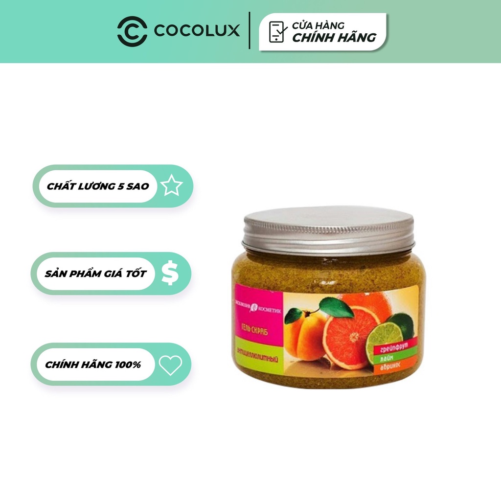 TẨY TẾ BÀO CHẾT TOÀN THÂN CAM CHANH ĐÀO GRAPEFRUIT LIME APRICOT NGA [Coco Shop]