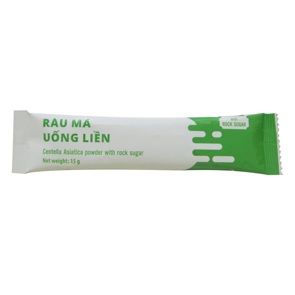 BỘT RAU MÁ ĐƯỜNG PHÈN QUẢNG THANH 170g - Dây 10 gói x 17g