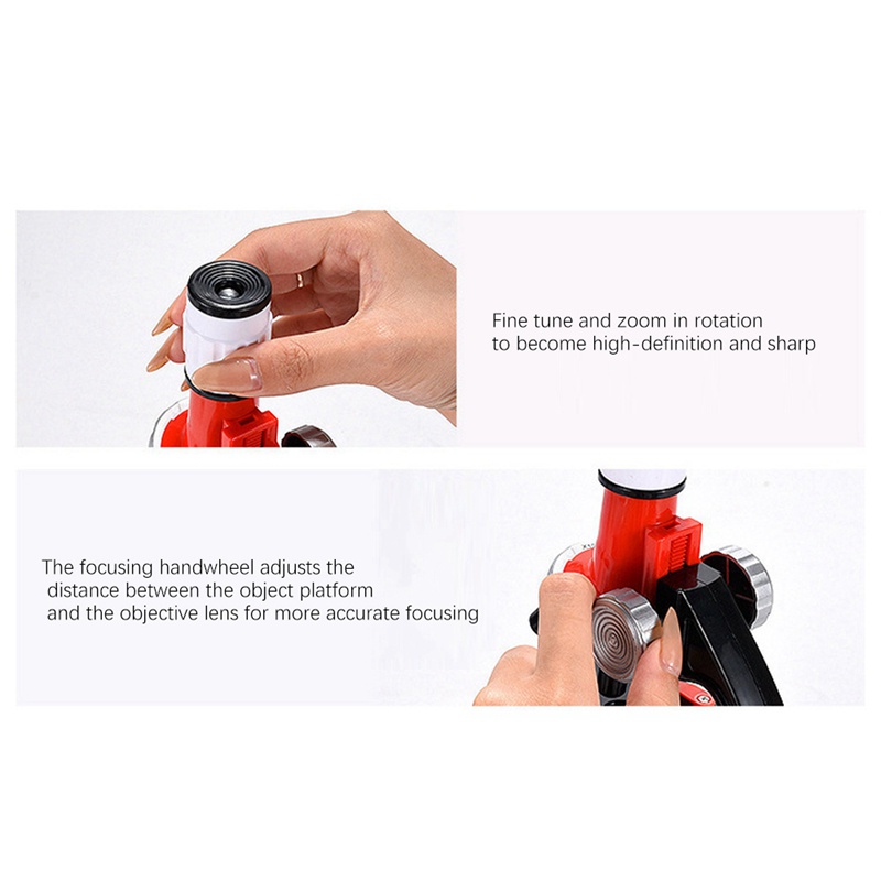 Bộ Đồ Chơi Kính Hiển Vi 1200 Lần Thí Nghiệm Khoa Học Giáo Dục Cho Bé