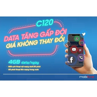 Sim 4G 093* trả trước mobi số đẹp (120GB/tháng, gọi nội mạng free, 50P liên mạng) Đăng ký chính chủ