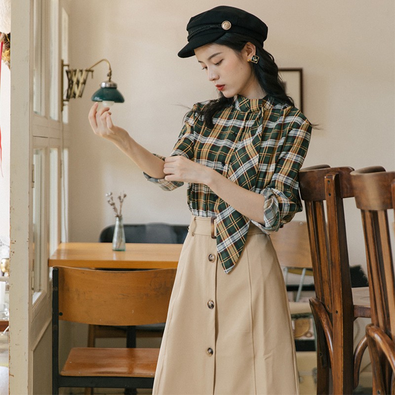 Sét Áo Và Váy Phong Cách Hồng Kông Những Năm 80 ,Set Retro