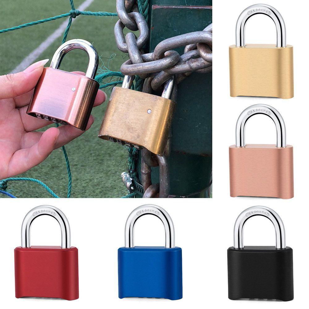 ESPO Ổ Khóa Kết Hợp 4 Chữ Số Bằng Hợp Kim Kẽm Dày Dặn Màu Sắc Đa Dạng