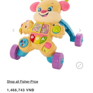 Xe đẩy tập đi Puppy Fisher Price