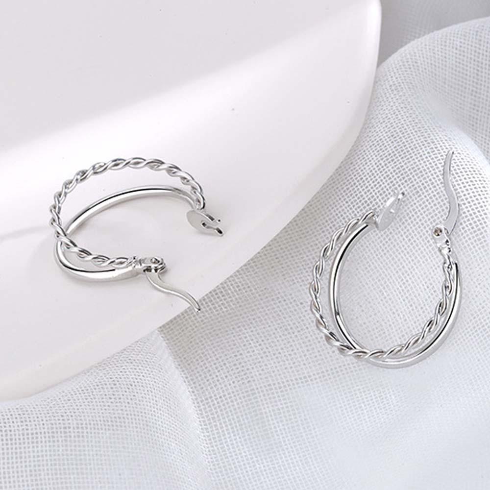 Bông Tai Dạng Vòng Phong Cách Retro Thời Trang Cho Nữ MXMUSTY