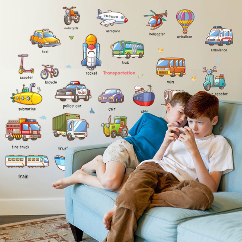 Decal dán tường trang trí - Decal cho bé trang trí phòng ngủ phòng học