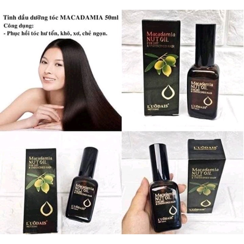 Tinh Dầu Dưỡng Tóc Maca Damia Nut Oil L'uôndais 50ml