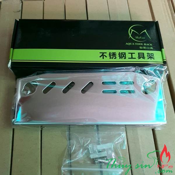 Giá treo dụng cụ Acrylic trong suốt | Giá treo dụng cụ hồ thủy sinh inox | Giá treo dụng cụ bể cá
