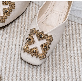 Giày Búp Bê Nơ Đá Vuông BIG SIZE_ HÀNG CÓ SẴN (Size 40➡️43)