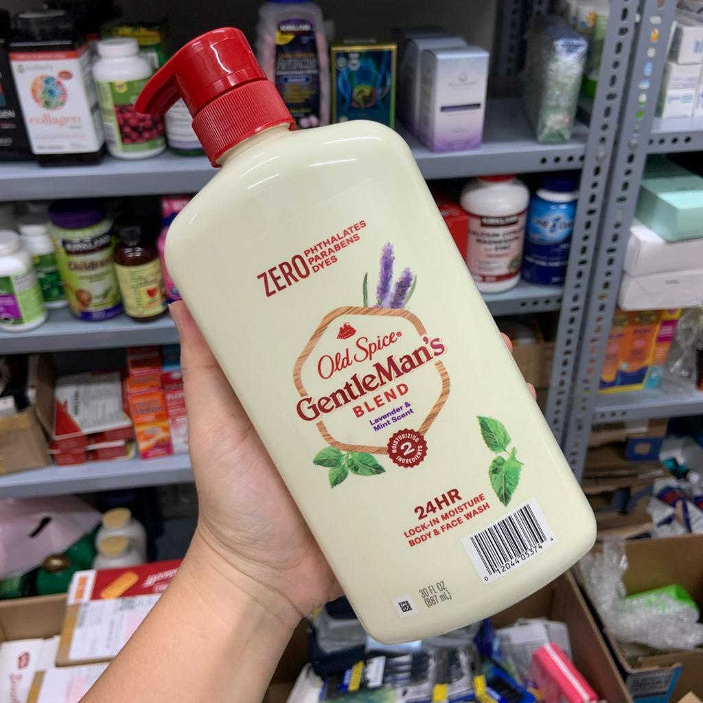 Sữa tắm &amp; rửa Mặt Old Spice dành cho nam giới - EDS Hàng Mỹ