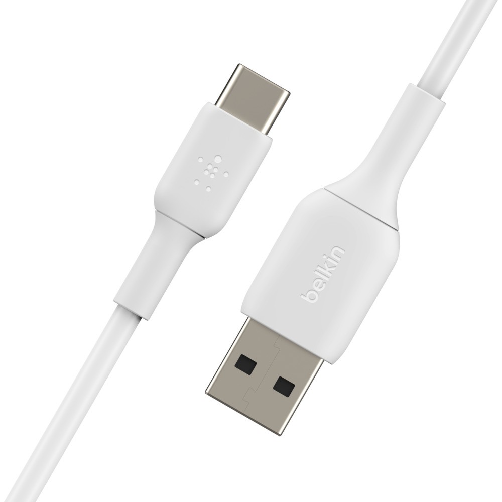 Cáp USB Type C BOOST↑CHARGE™ Belkin 12W vỏ nhựa, chứng chỉ USB-IF, 1m &amp; 2m - CAB001bt - Hàng Chính Hãng - BH 2 Năm