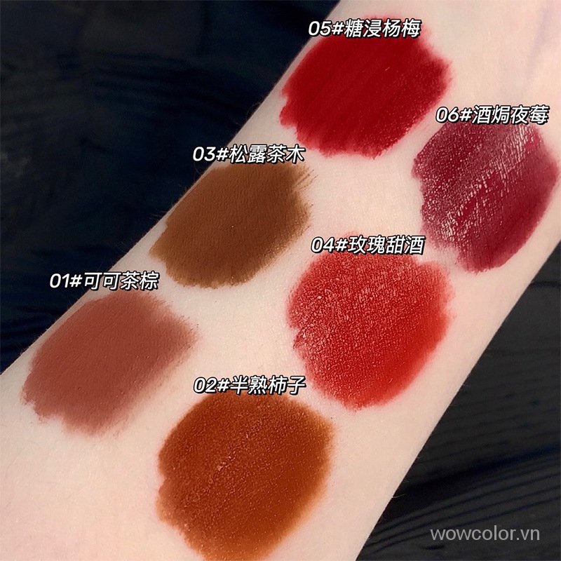 [Hàng mới về] Son kem MAFFICK 6 màu nhung lì tùy chọn chống nước lâu trôi