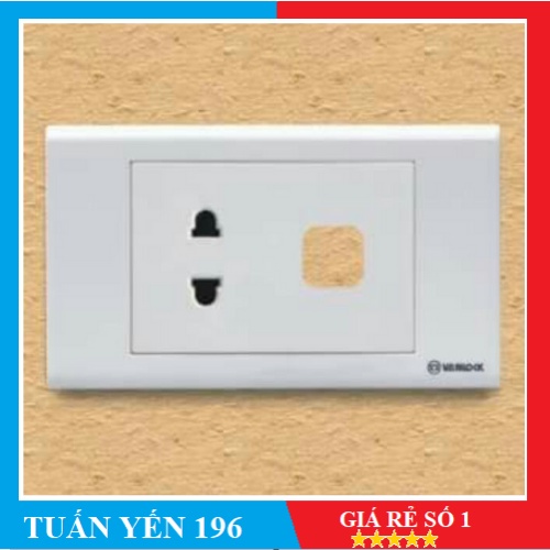 Mặt 1ổ cắm  + 1 lổ  Sino S18