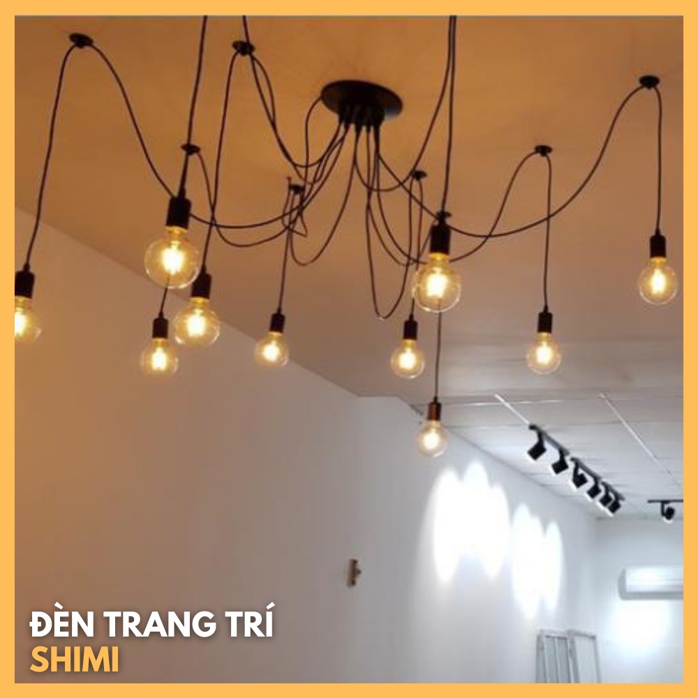 ĐÈN THẢ NHỆN 10 BÓNG _ ĐÈN THẢ TRANG TRÍ SHOP QUẦN ÁO / CAFE CỰC ĐẸP GIÁ RẺ CHẤT LƯỢNG SHIMI