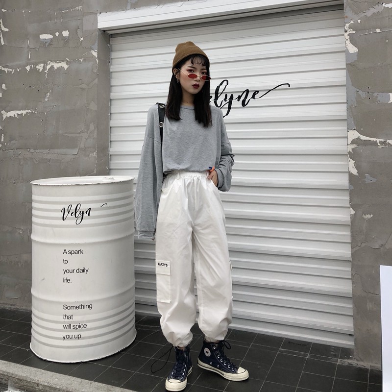 {Có ảnh thật} Order Quần jogger ulzzang unisex form rộng oversize Hàn Quốc street style | BigBuy360 - bigbuy360.vn