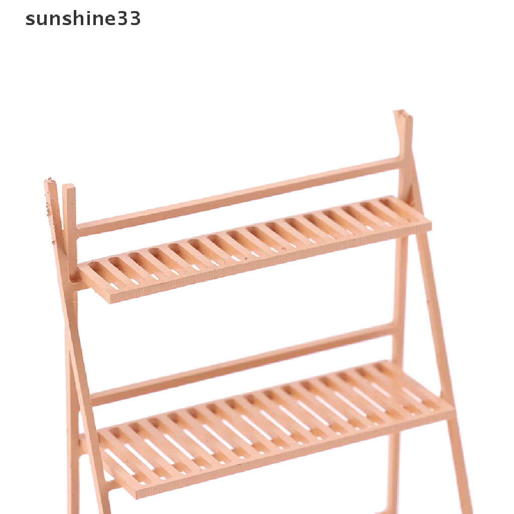 Giá đỡ chậu hoa đơn giản để trang trí nhà búp bê 1:20