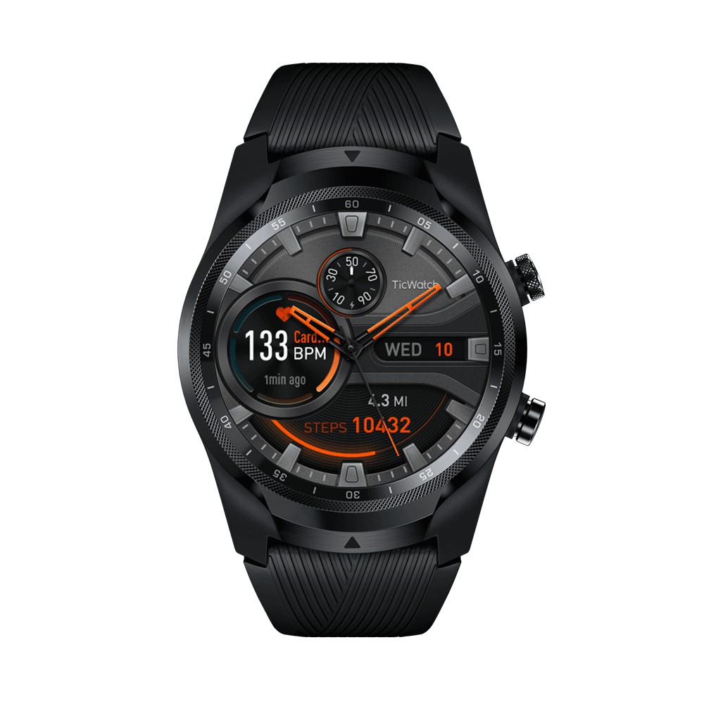 Đồng hồ thông minh Ticwatch Pro 4G LTE bản quốc tế chính hãng Bảo hành 12 tháng - Techwear