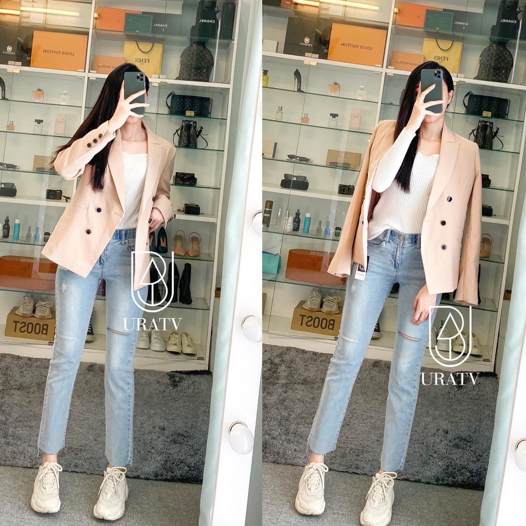 [FREESHIP - ẢNH THẬT] Áo BLAZER 2 HÀNG KHUY MNG xuất dư | BigBuy360 - bigbuy360.vn