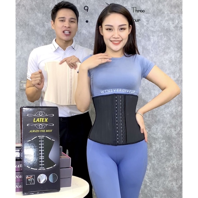 [CAM KẾT chất lượng tương đương 1200K] Đai Nịt Bụng Latex 25 Xương Nhập Khẩu Hi Lạp