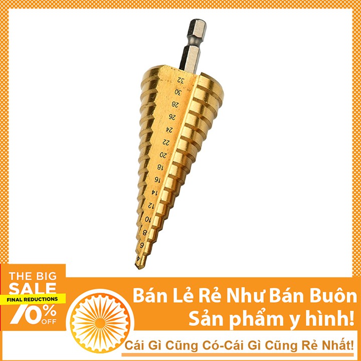 Mũi Khoan Tháp 4-32mm Khoét Lỗ Tròn Gỗ, Thép