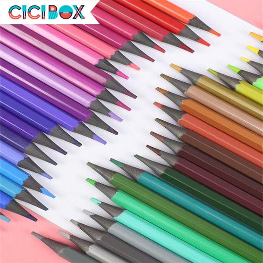 Bút chì màu chuyên nghiệp dạng cốc Touch cool 12/ 24/36/48 màu, Bút chì gỗ tự nhiên an toàn CICIBOX