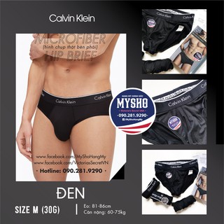 Quần lót Nam Màu Đen - MicroFiber - Loại quần Hip Brief