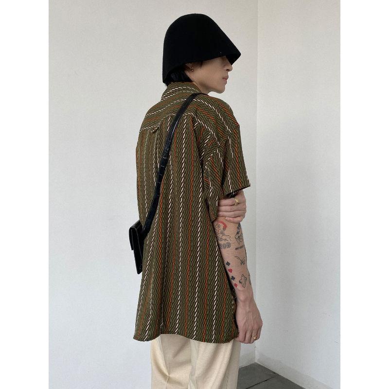 Áo Sơ Mi Pijama Tay Ngắn Dáng Rộng Cổ Bẻ In Họa Tiết Hoa Thời Trang Mùa Hè Dành Cho Nam Và Nữ 2022