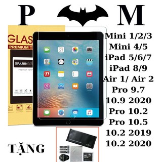 KÍNH CƯỜNG LỰC IPAD Air 1 / Air 2 / 9.7 ich / 10.2 inch / 10.2 inch / Mini 1,2,3,4,5 / iPad 2,3,4 Gen 5/6/7/8