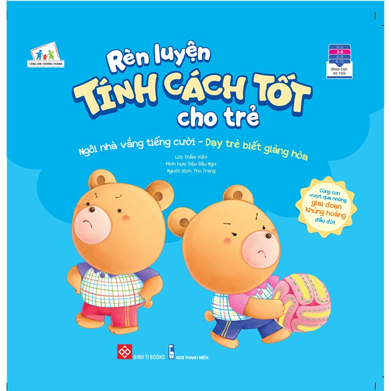 Sách - Rèn luyện tính cách tốt cho trẻ - Combo 4 cuốn cho độ tuổi 3 đến 6