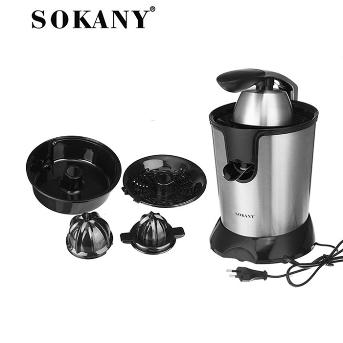 Máy ép cam, máy vắt cam inox cao cấp công suất lớn SOKANY JE-618D - Bảo hành 12 tháng