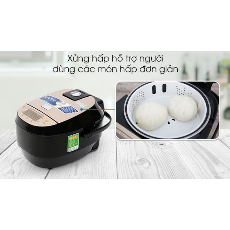 Nồi cơm điện cao tần Midea 1.8 lít MB-HS5007-HÀNG CHÍNH HÃNG 100%-bh 12thang.trưng bày mới 99%