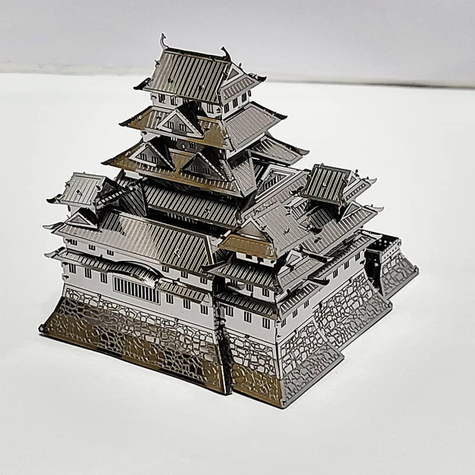 Mô Hình Kim Loại 3D Lâu Đài Hạc Trắng Himeji Nhật Bản