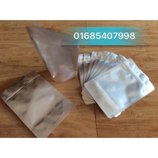 100g Túi zipper ghép bạc