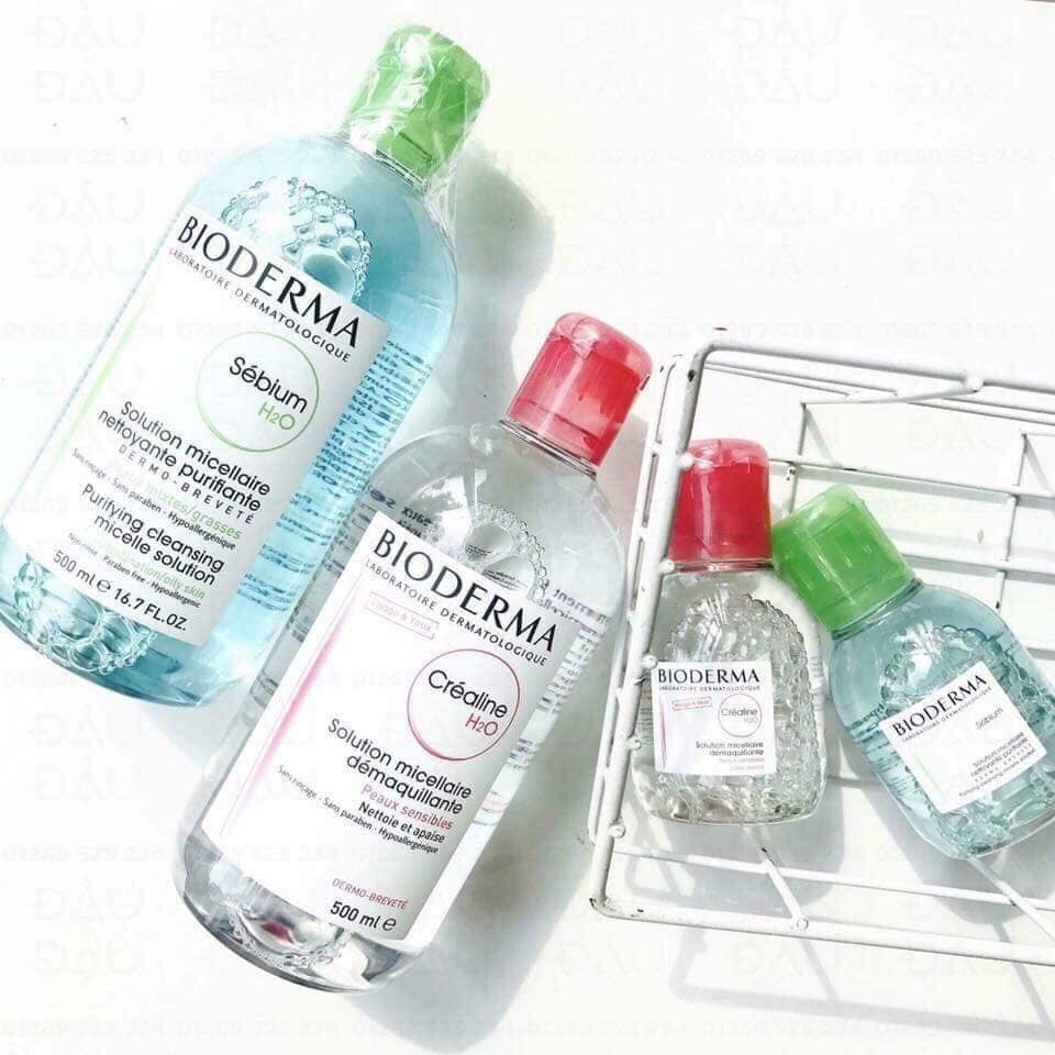 Nước tẩy trang Bioderma Pháp cho da dầu và da nhạy cảm
