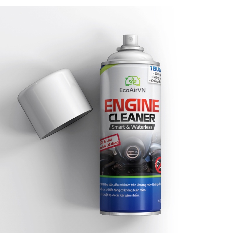 Chống chuột đuổi chuột diệt chuột khoang máy ô tô Engine Cleaner EcoairVn Lifetechstore đuổi chuột ô tô