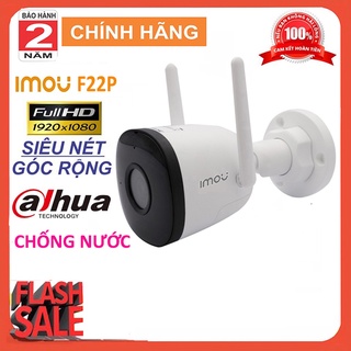 Camera IP Giám Sát Ngoài Trời IMOU F22P WIFI FULLHD 2.0MP Siêu Nét Góc Rộng 2.8mm Kèm Thẻ Nhớ 64gb Bảo Hành Chính Hãng 2